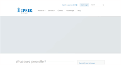 Desktop Screenshot of ipreo.com