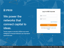 Tablet Screenshot of irm.ipreo.com